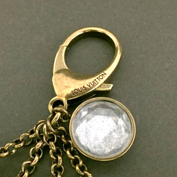 SOLD LV BIJOU SAC CALYPSE RHINESTONE KEYCHAIN - Picture 5 of 5
